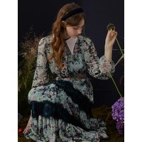 Katiacho Black Label Lace Flower Garden Maxi Dress