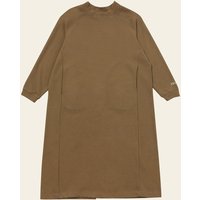 Half-Turtle Sweat Double Cotton Dress [Light Brown] SLB