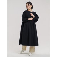 Balloon Cotton Dress [Black] SBK
