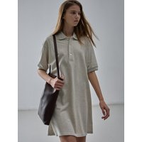 Timeless Pique Dress [light brown]