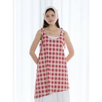 MORI WHIMSY CHECK DRESS [RED]