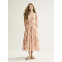 Dahlia V-neck Long Dress