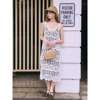 Amanda Layered Beachwear Knit Dress