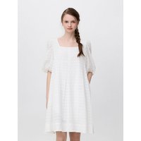 Square Neck Puff Sleeve Dress PWFWOPWWT