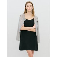 Linen Wave Dress [Black]