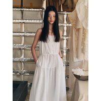 Poet Linen Dress [Ivory] FOP
