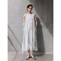 TG Artistic Scarf Sleeveless Maxi Dress