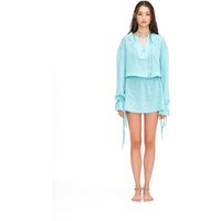 Long Sleeve Tunic Dress [GREEN]