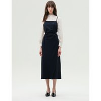 Satin Slip-Style Long Dress EMPWOP
