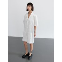 SHIRT MINI DRESS [WHITE]