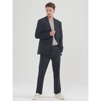 M~ Linen-like Loose Fit Setup Blazer [Grey]
