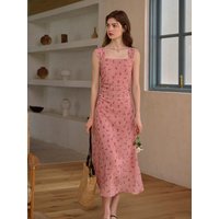 SR Floral Dress [Pink Red]