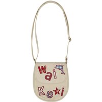 Logo Patchwork Crossbody Bag [Ivory]
