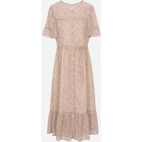 Full-open Floral Pattern Chiffon Maxi Dress TMOPW