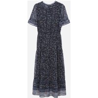Tassel-Decorated Border Mix Tiered Dress TMOPW