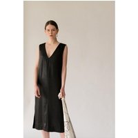 Dress V Neck Sleeveless BK