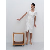 Round Neck Linen Long Dress