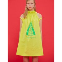 Queen High Mini Dress Yellow
