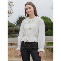 Knit Collar Blouse
