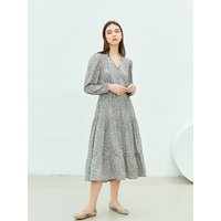 Chiffon Flower Maxi Dress