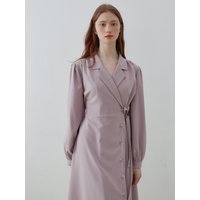 Jacket Lap Dress Purple