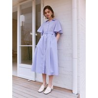 Robin Trench Style Back Shirt Dress