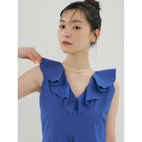 RCP Frill V Neck Sleeveless Dress