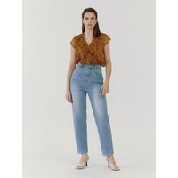 Boyfriend Pin Tuck Jeans