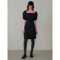 DRO Antique Belt Mini Dress _ Black