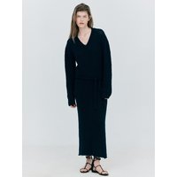 Minimal Maxi Dress _ Navy