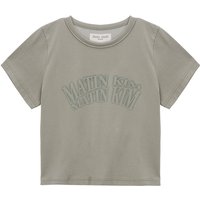 Matin Crescendo Logo Crop Top _Khaki