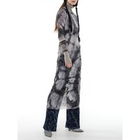 Tie Dye Meshed Maxi Dress _ Gray