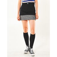 Fence Swing Denim Mini Skirt