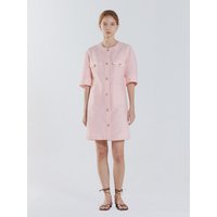 Button Up Mini Dress KWMO_