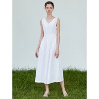 Linen Stripe Dress