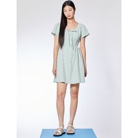 Shirring Mini Dress