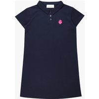 Heart Pique Mini Dress Navy