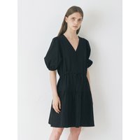 Luci V-neck Dress _Black