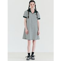 Stripe Collar Summer Dress