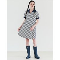 Stripe Collar Summer Dress