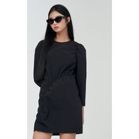Shirring Volume Sleeve Mini Dress