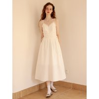 Cest Pure Cotton Slip Dress White