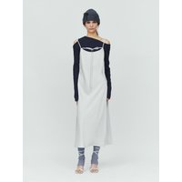 Strap Camisole Dress Silver
