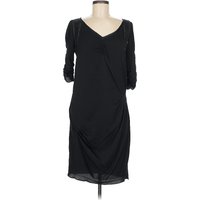 Diane von Furstenberg Cocktail Dress - Wrap: Black Dresses - Used - Size