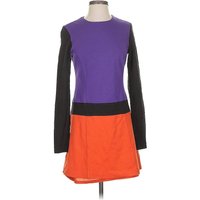 W by Worth Casual Dress - Shift: Purple Color Block Pattern Dresses - Used - Size
