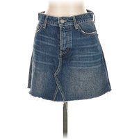 Paige Denim Skirt: Blue Bottoms - Size