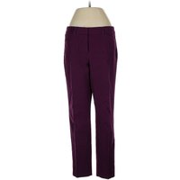 White House Black Market Dress Pants - MidReg Rise: Purple Bottoms - Size