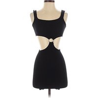 Vanessa Mooney Cocktail Dress - Bodycon: Black Dresses - New - Size X