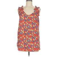 Hailey & Co. Sleeveless Blouse: Red Tops