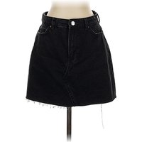 Zara Denim Skirt: Black Bottoms - Size X